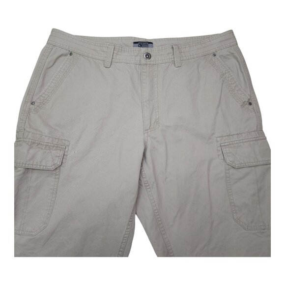 Gander Mountain Guide Series Cargo Pants 38x30 Beige Straight Leg Work Pants - Picture 4 of 12